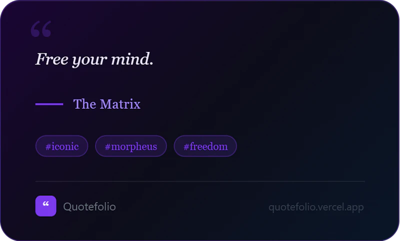 Quotefolio screenshot 2