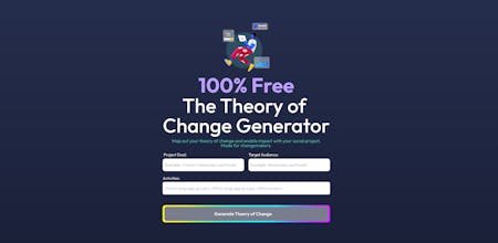 The Theory of Change Generator gallery image