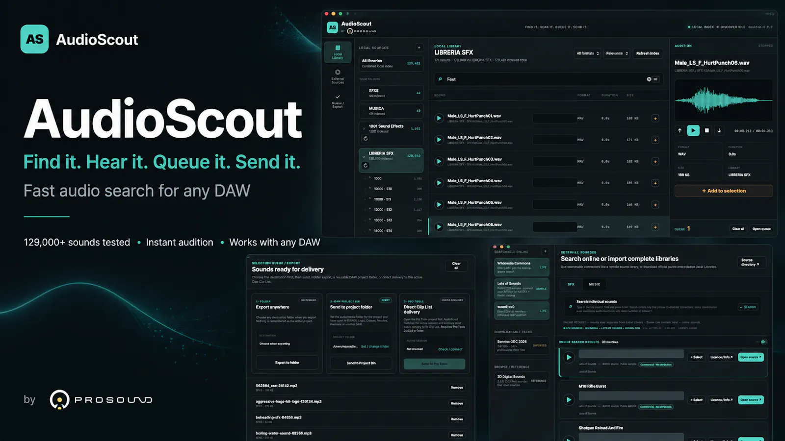 AudioScout by ProSound screenshot 2