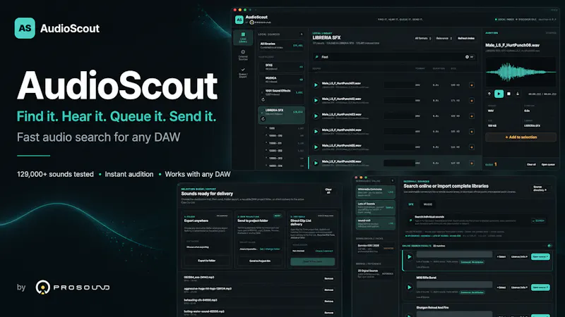 AudioScout by ProSound screenshot 2