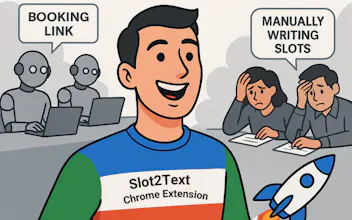 Slot2Text - Chrome Extension for GCal gallery image