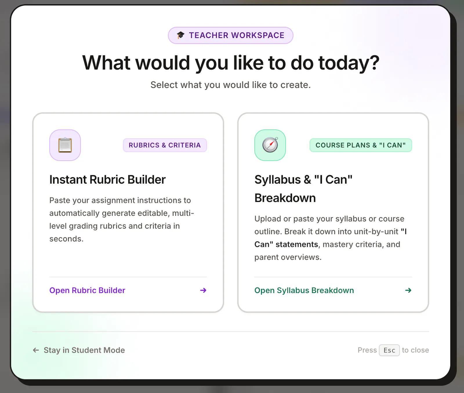 RubricCheck screenshot 1