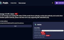 Patih - Solana v2 token creator media 3