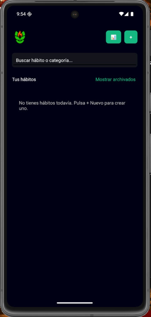 Habit Stack - Main product screenshot demonstrating key features and user interface