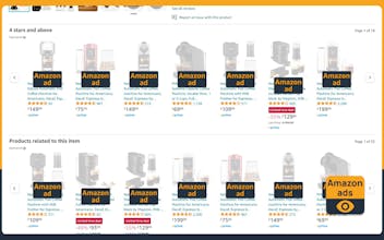 Amazon ads exposed Chrome extension gallery image