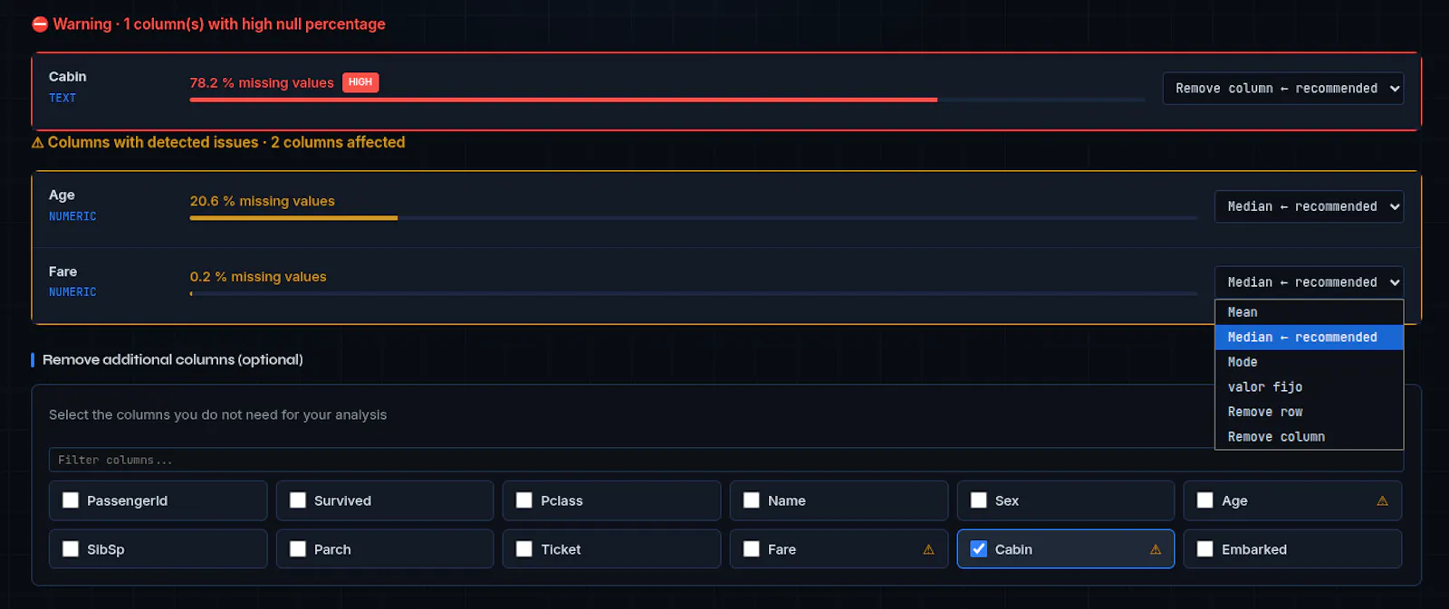 DeepCleanCSV screenshot 4