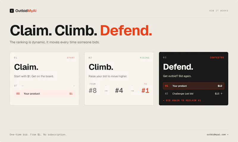 OutbidMyAI screenshot 3