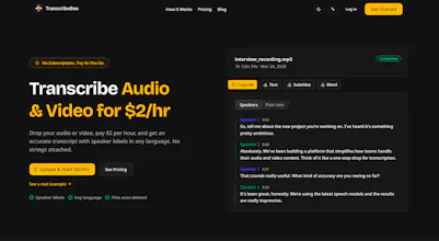 TranscribeBee gallery image