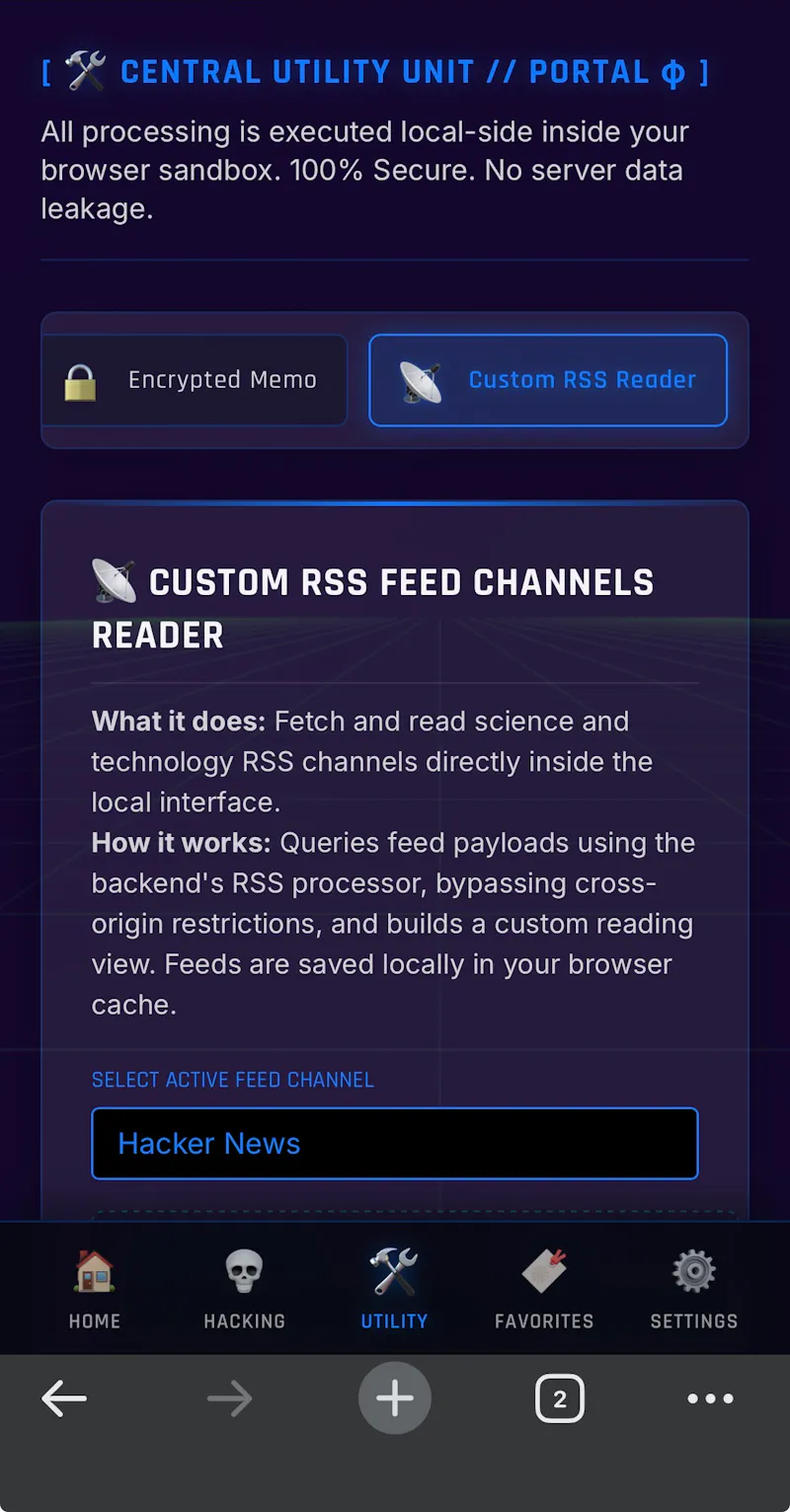 Cyber-Feed.org screenshot 3