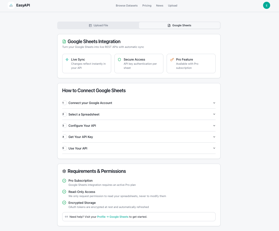 EasyAPI - Screenshot 4 showing product features and functionality