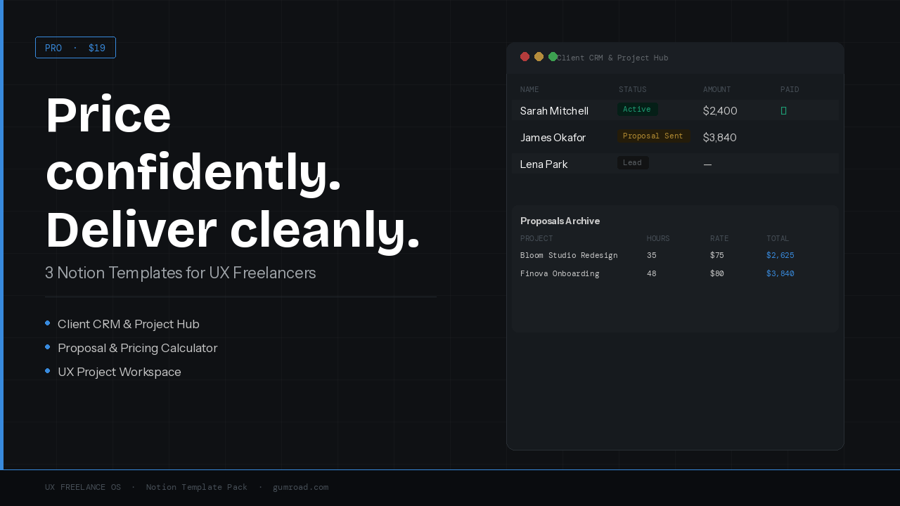 UX Freelance OS gallery image