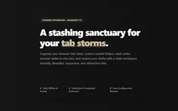 urlStash — Browser extension gallery image