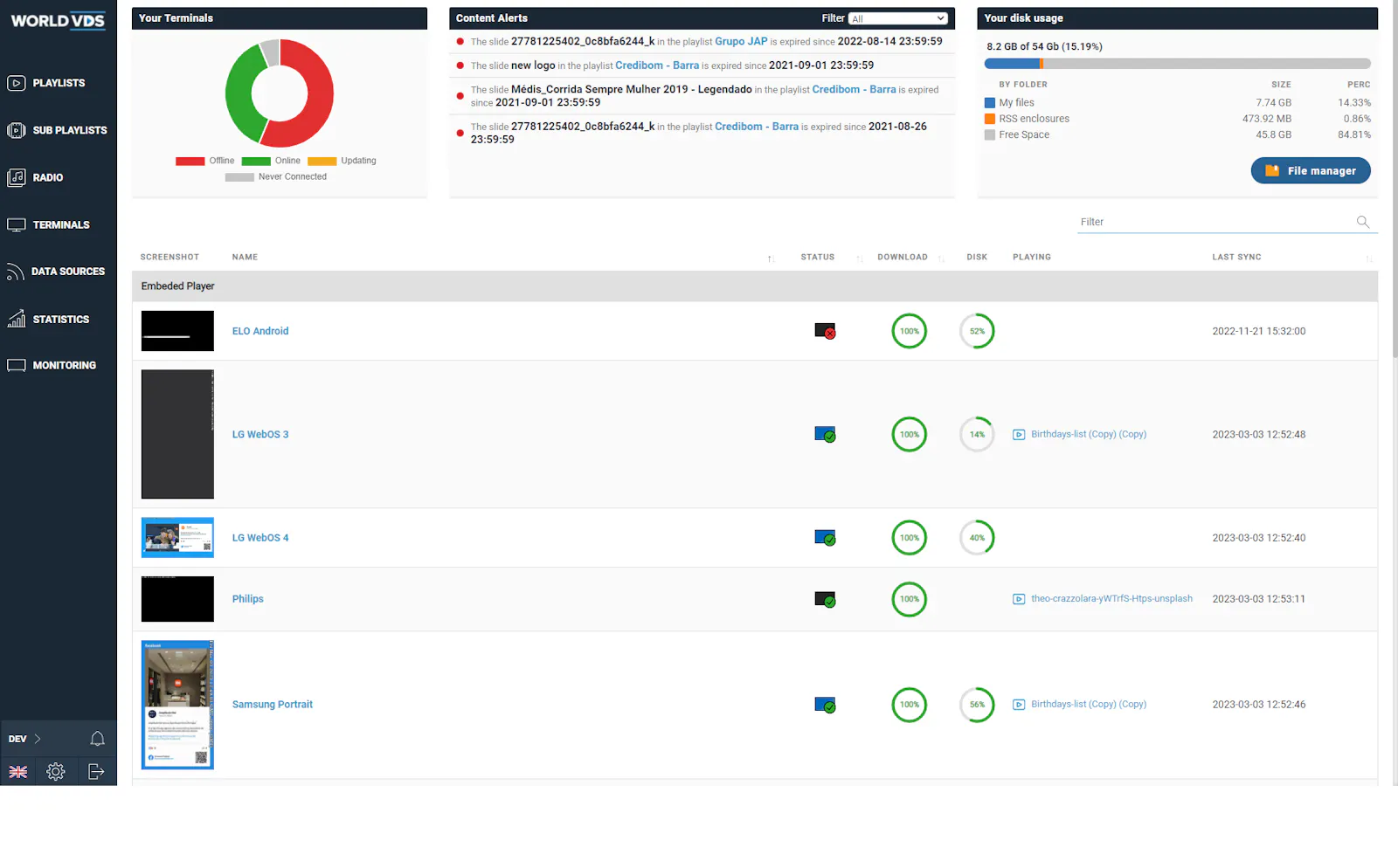 World VDS screenshot 4