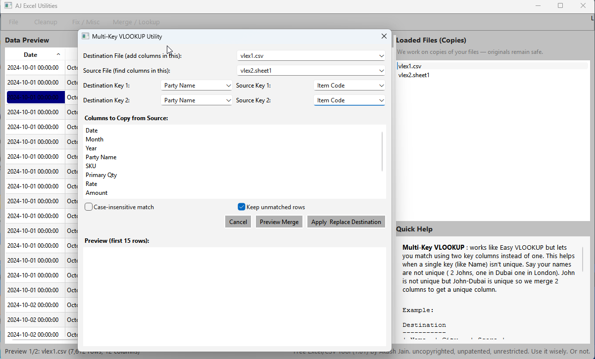 AJ Excel Utilities  gallery image