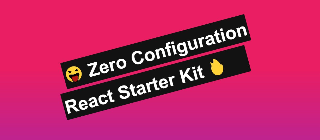 Zero Configuration React Starter media 1