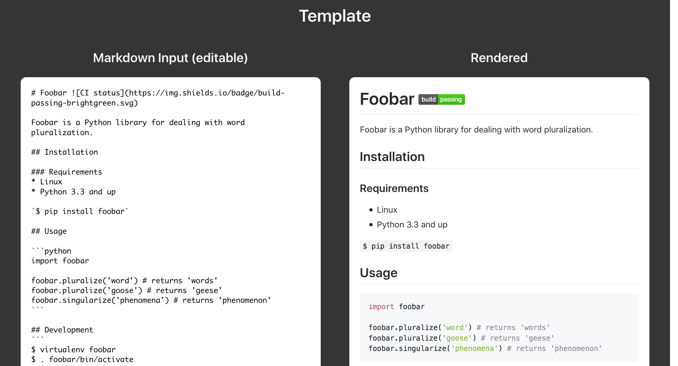Make a README gallery image