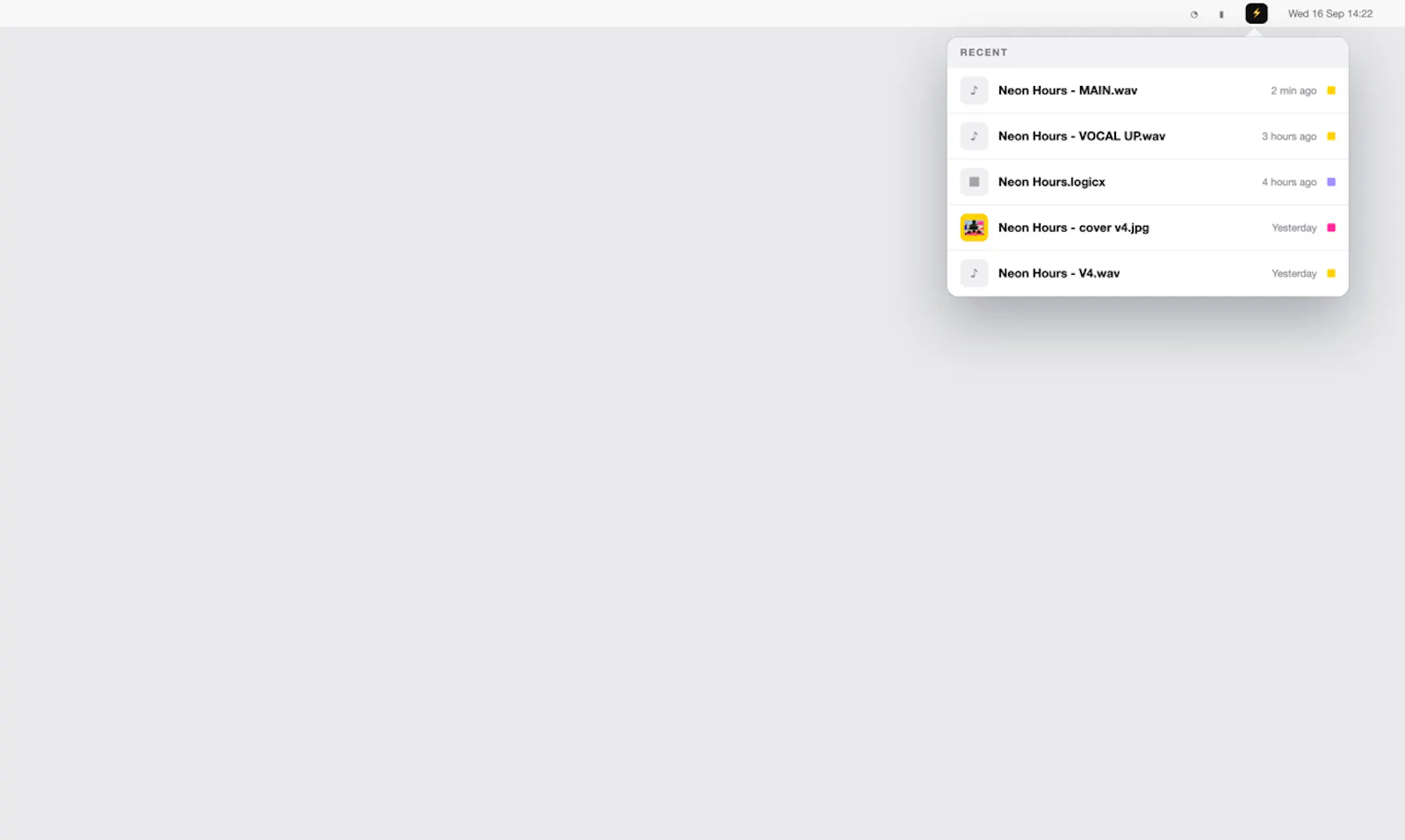 Recent Files screenshot 6