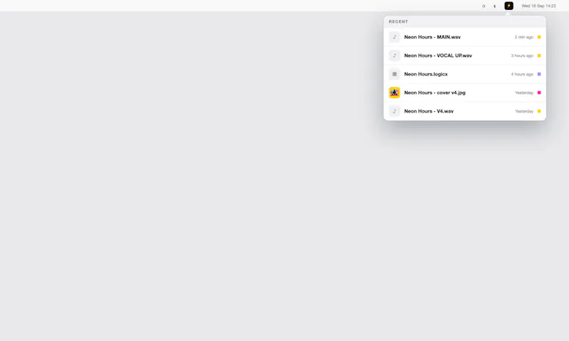 Recent Files screenshot 6