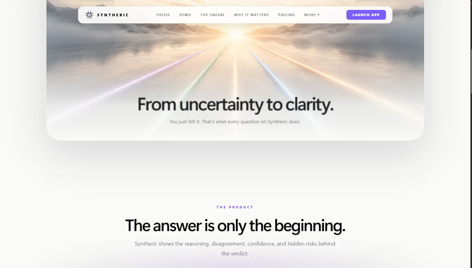 Syntheric screenshot 1
