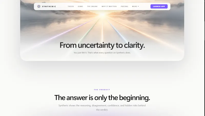 Syntheric screenshot 1