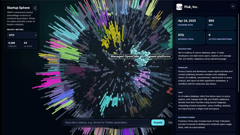 Startup Sphere screenshot 1 (video preview)