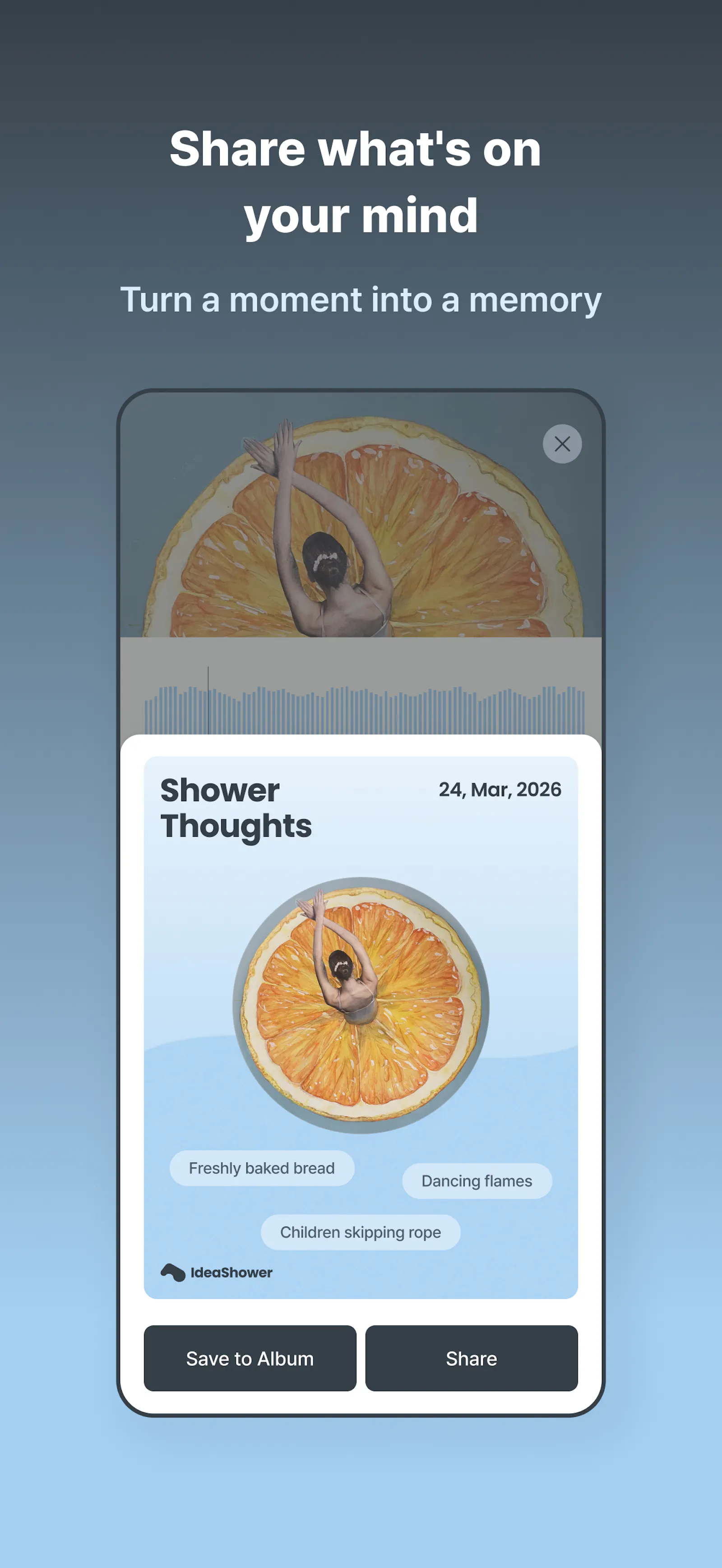 Idea Shower: AI voice journal screenshot 5