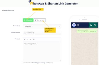 WhatsApp Link Shortener gallery image