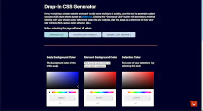 Drop-In CSS Generator gallery image