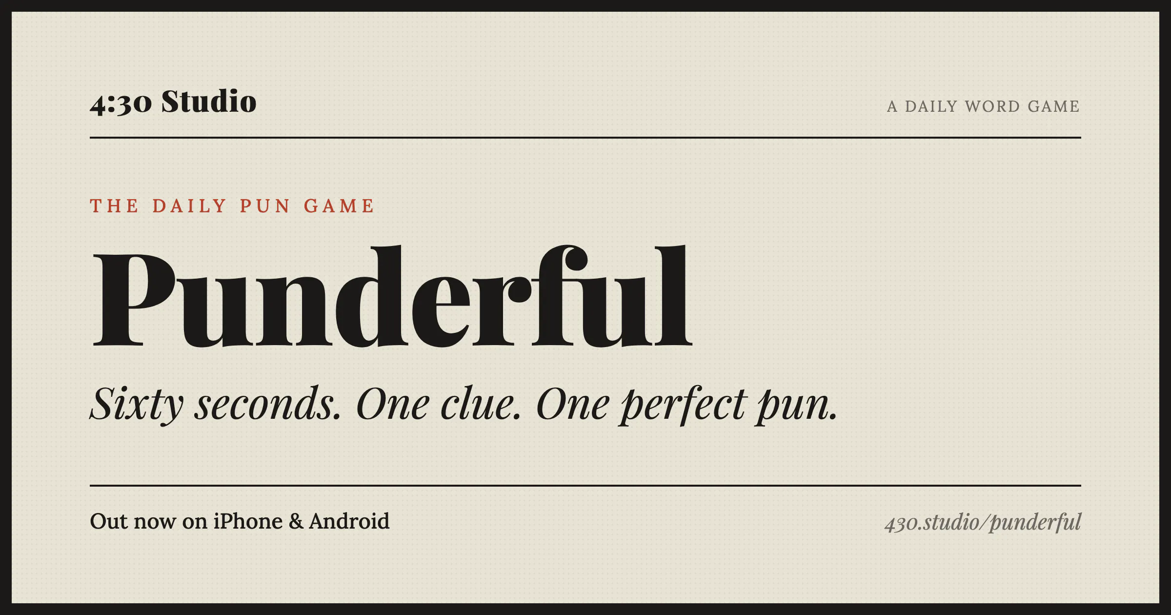 Punderful: A daily pun game 截图 2
