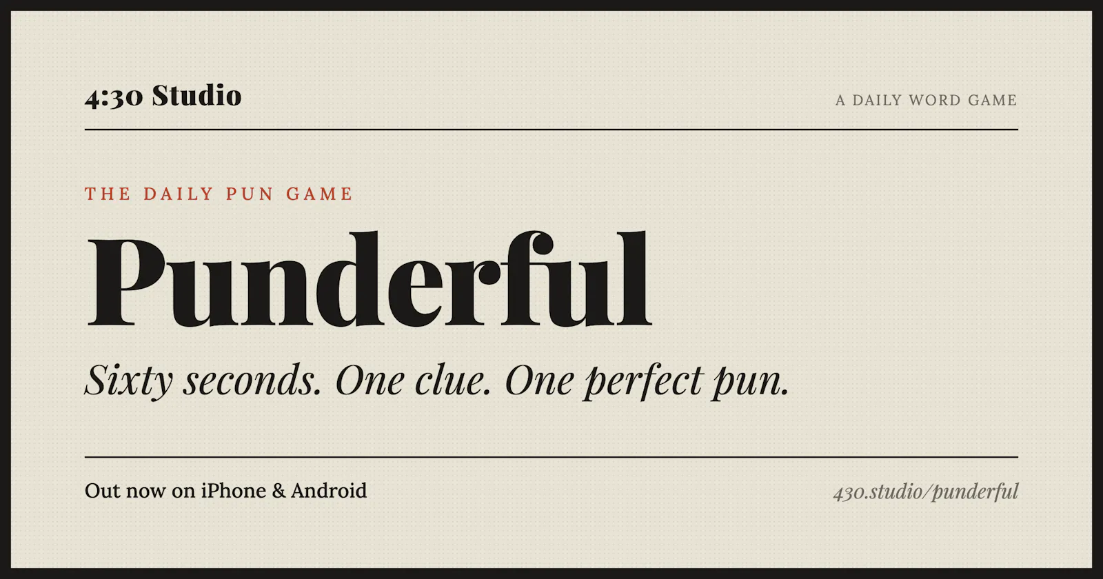 Punderful: A daily pun game screenshot 2
