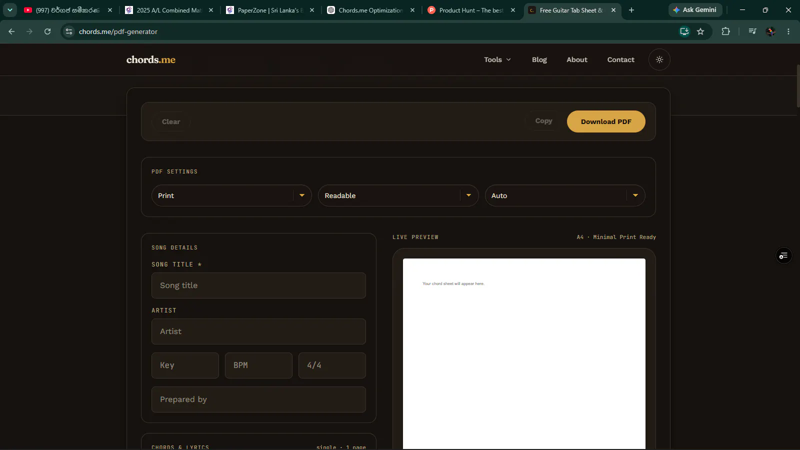 Chords.me screenshot 8