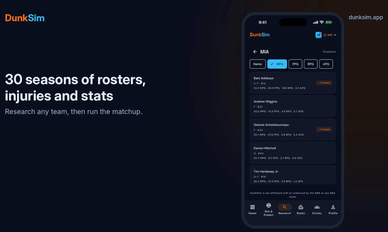 DunkSim screenshot 8