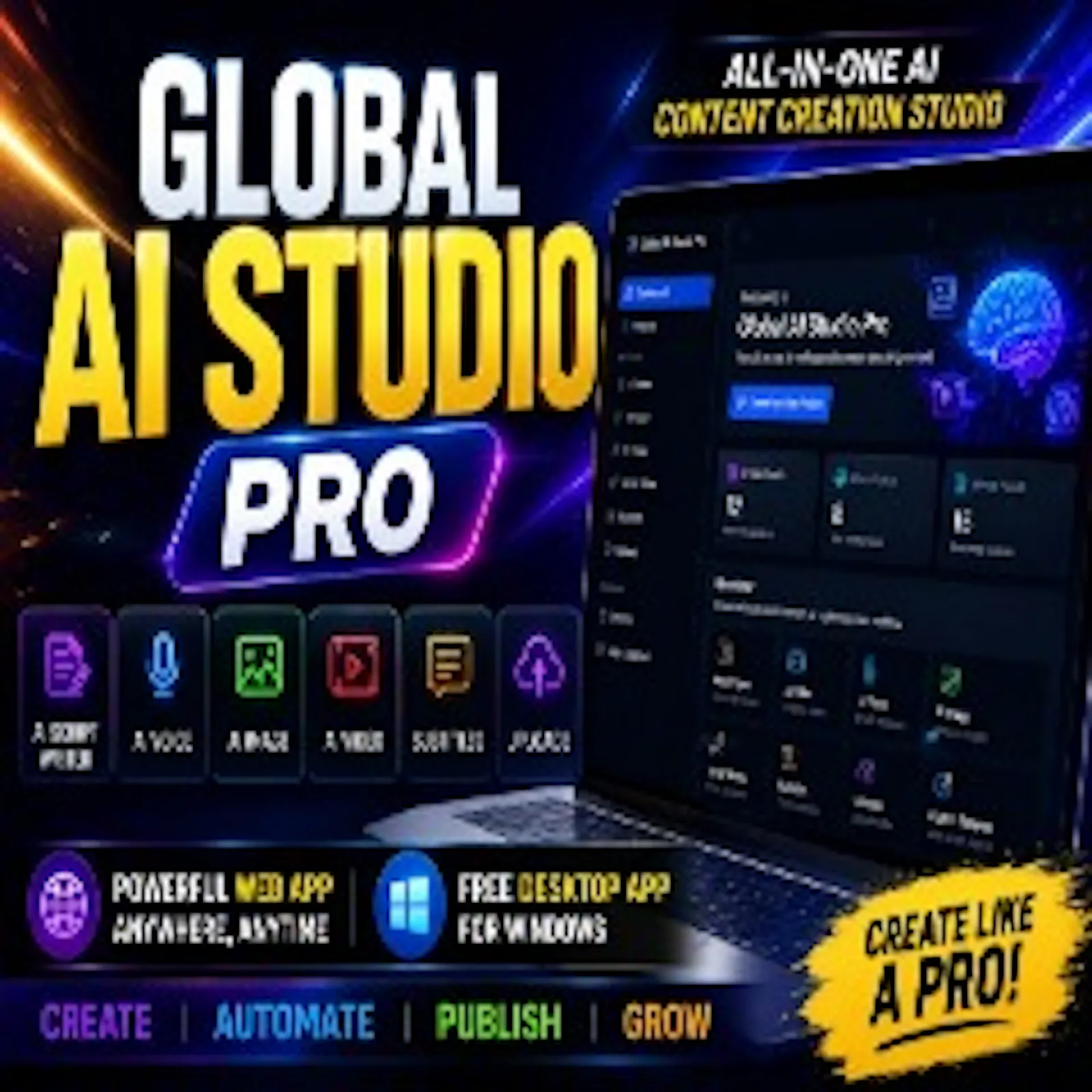 Global AI Studio Pro screenshot 2