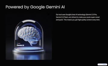 LinkedIn Content Generator AI Extension gallery image