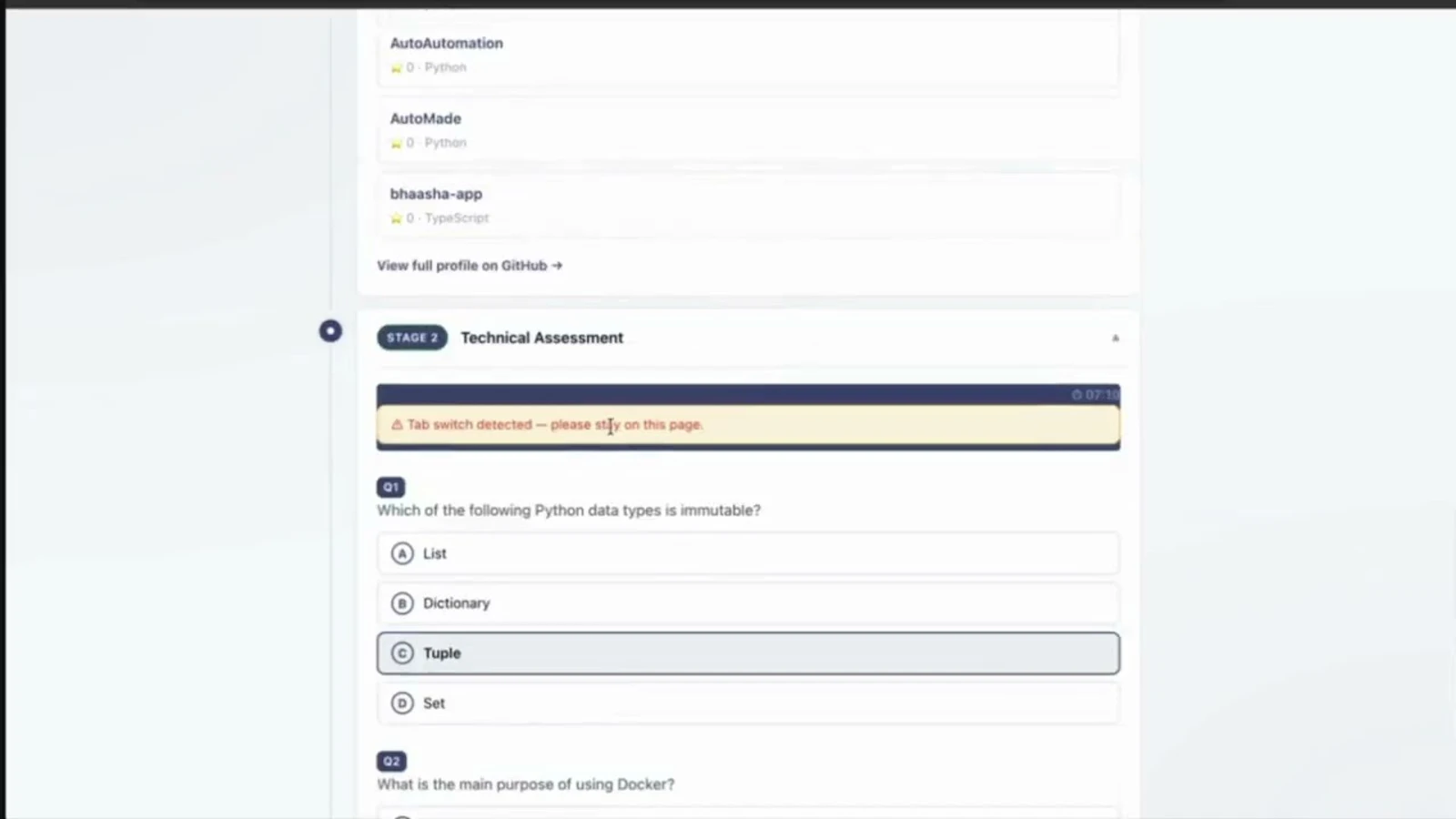 HireX screenshot 1 (video preview)