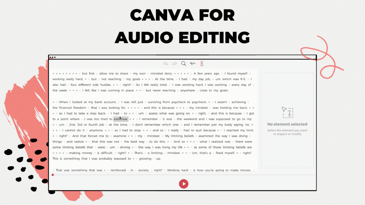 Editor de audio en línea de Trebble media 2
