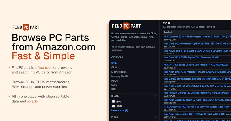 FindPCpart screenshot 1