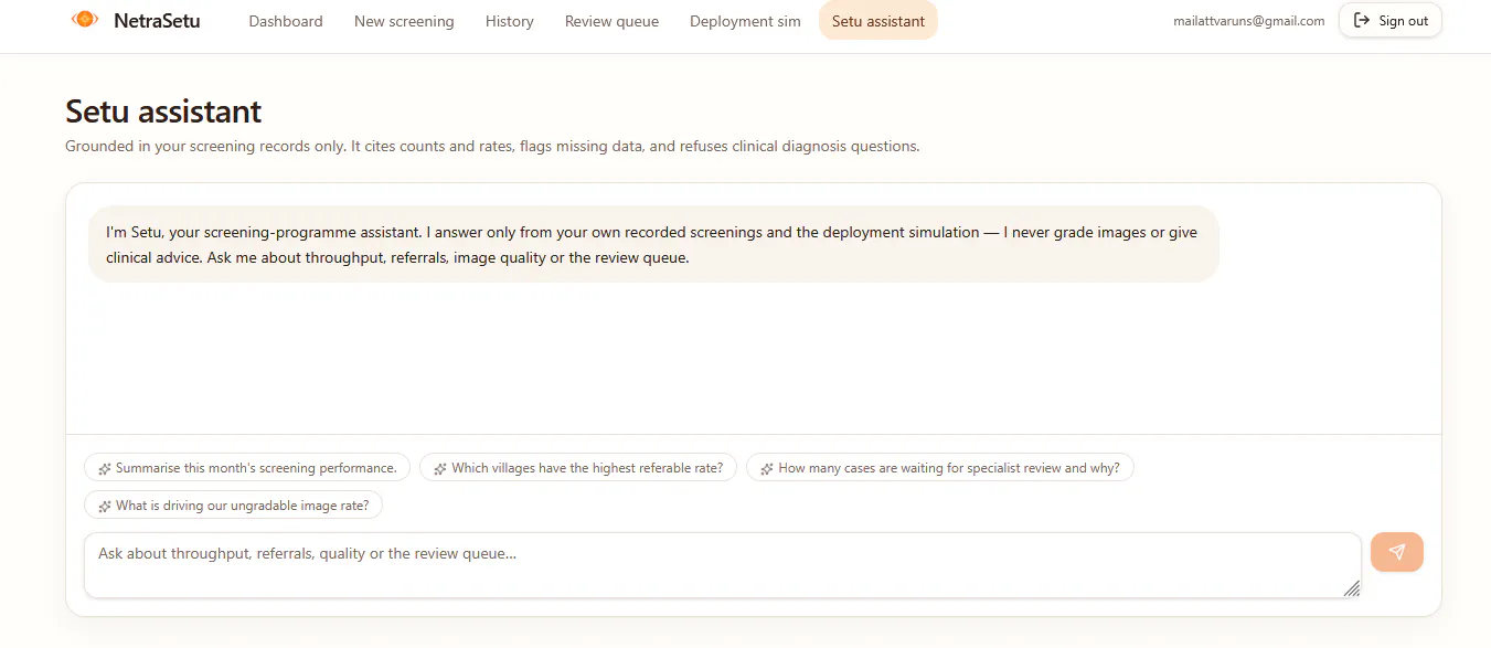 NetraSetu: Explainable DR Screening gallery image
