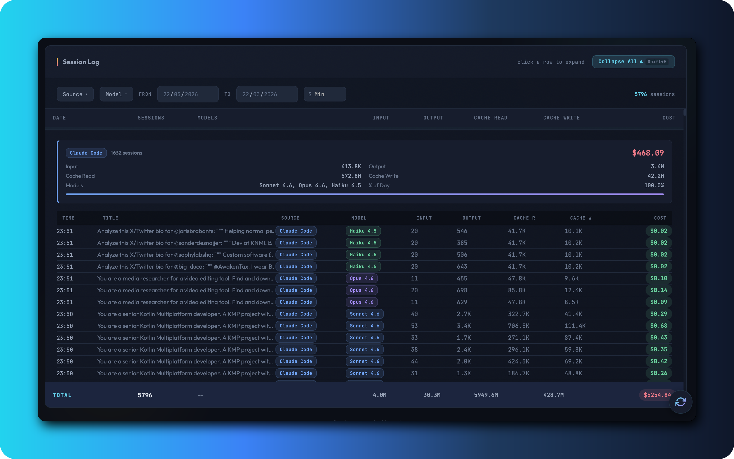 Claude Usage Tracker gallery image