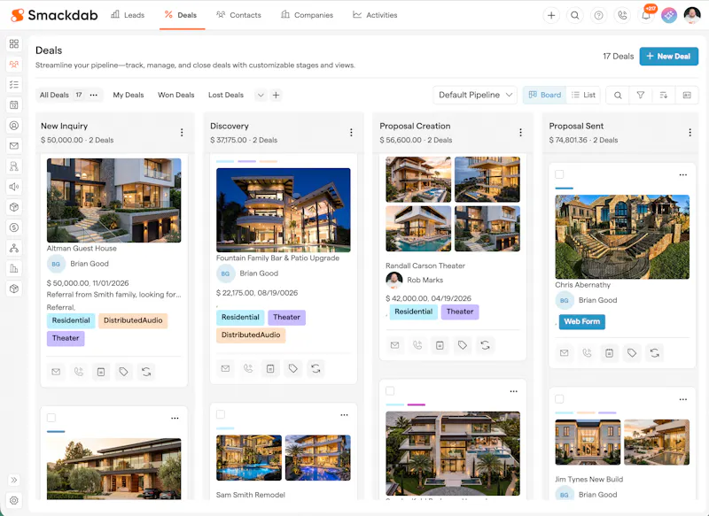 Smackdab CRM screenshot 2
