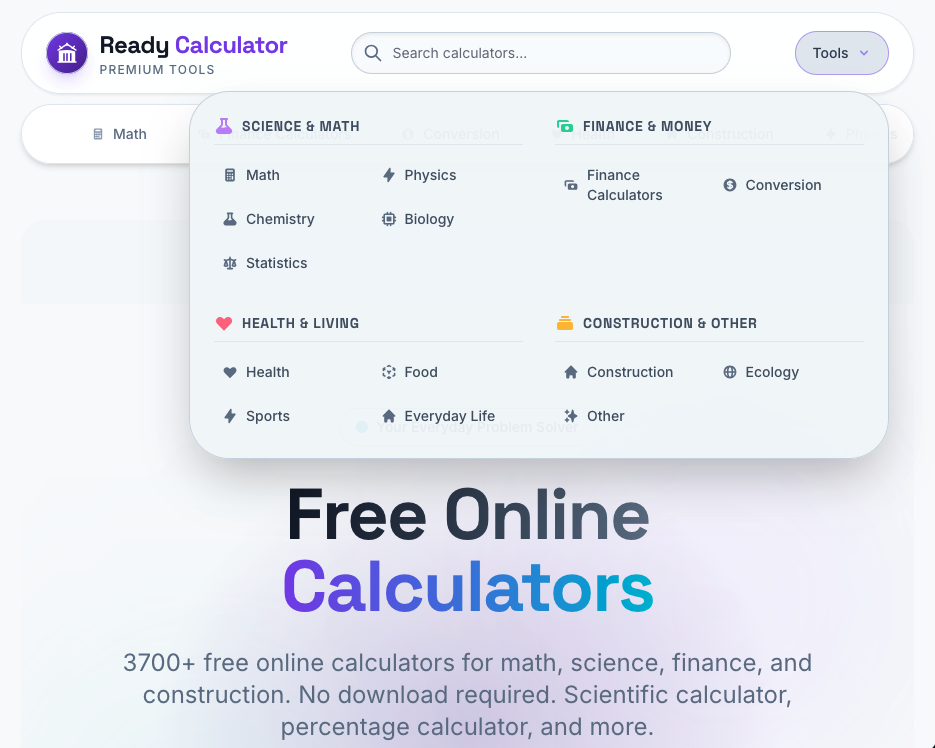 Ready Calculator gallery image