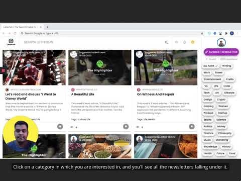 Lettertab Chrome Extension gallery image