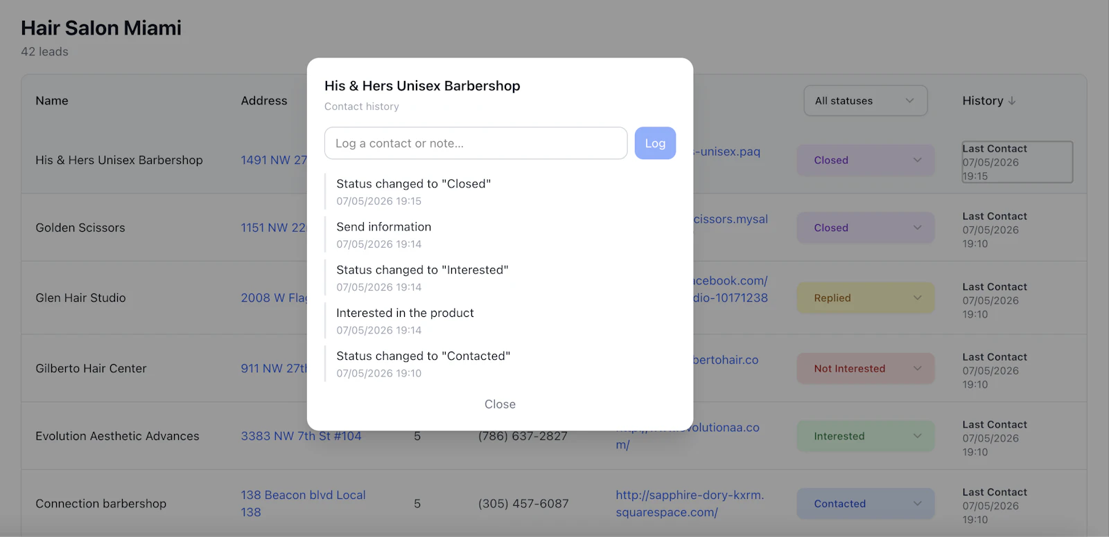 Leads Handler screenshot 3