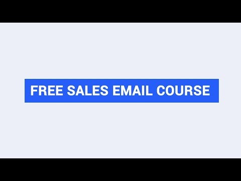 A Course on Sales Emails for FREE! gallery image