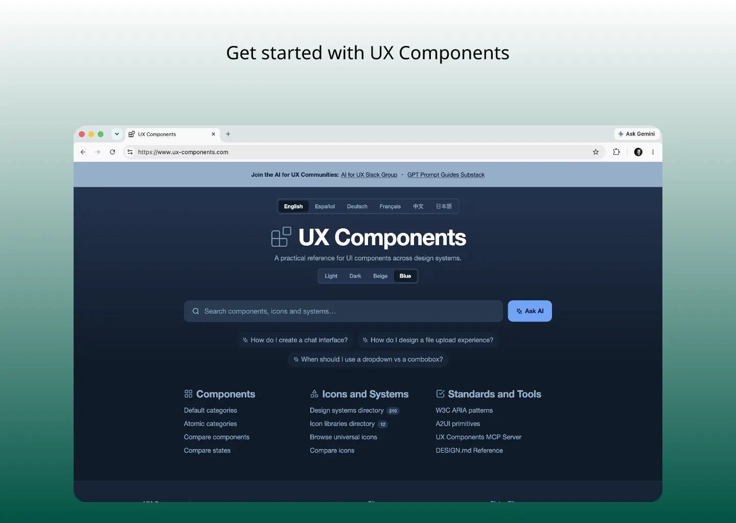 UX Components: Design System Reference gallery image