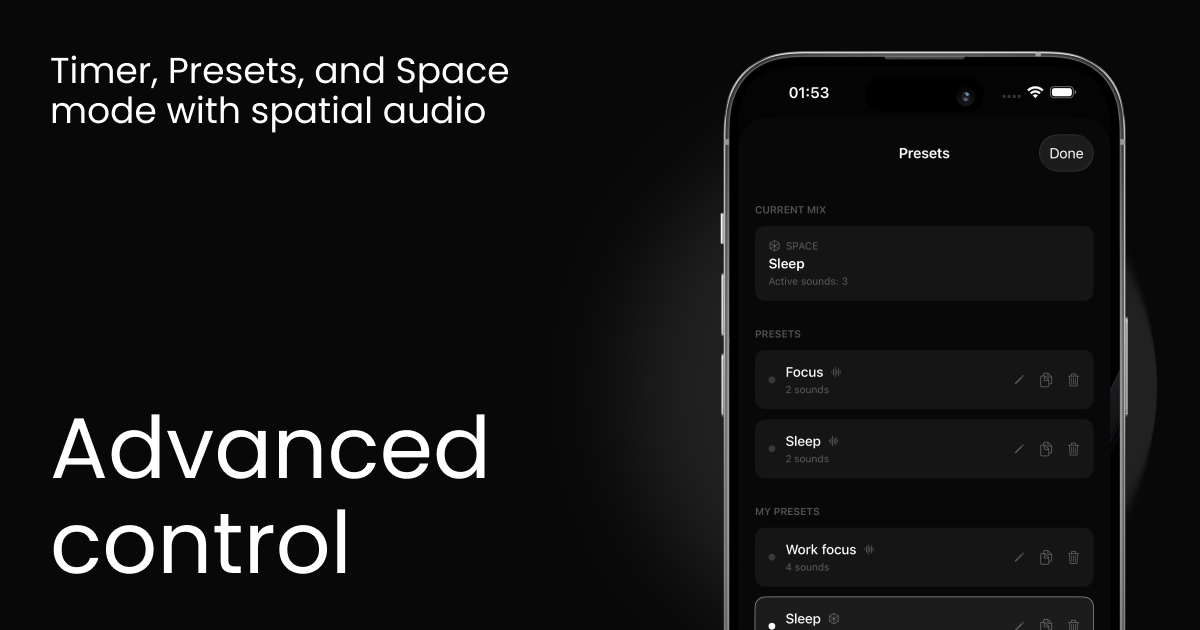Floe – Nature Sound Mixer - Screenshot 5 showing product features and functionality