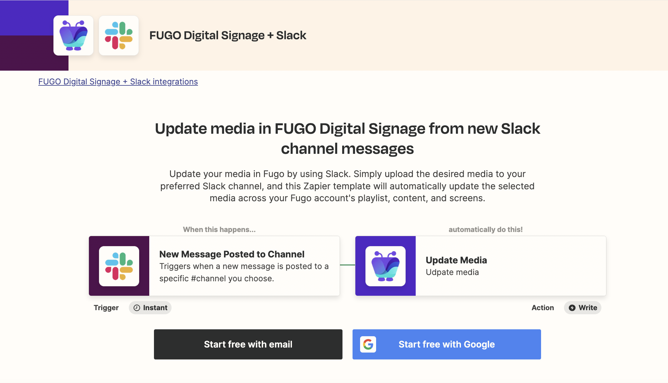 FUGO ZAPIER - Sync TV schermati ai tuoi strumenti di lavoro con Fugo & Zapier media 5