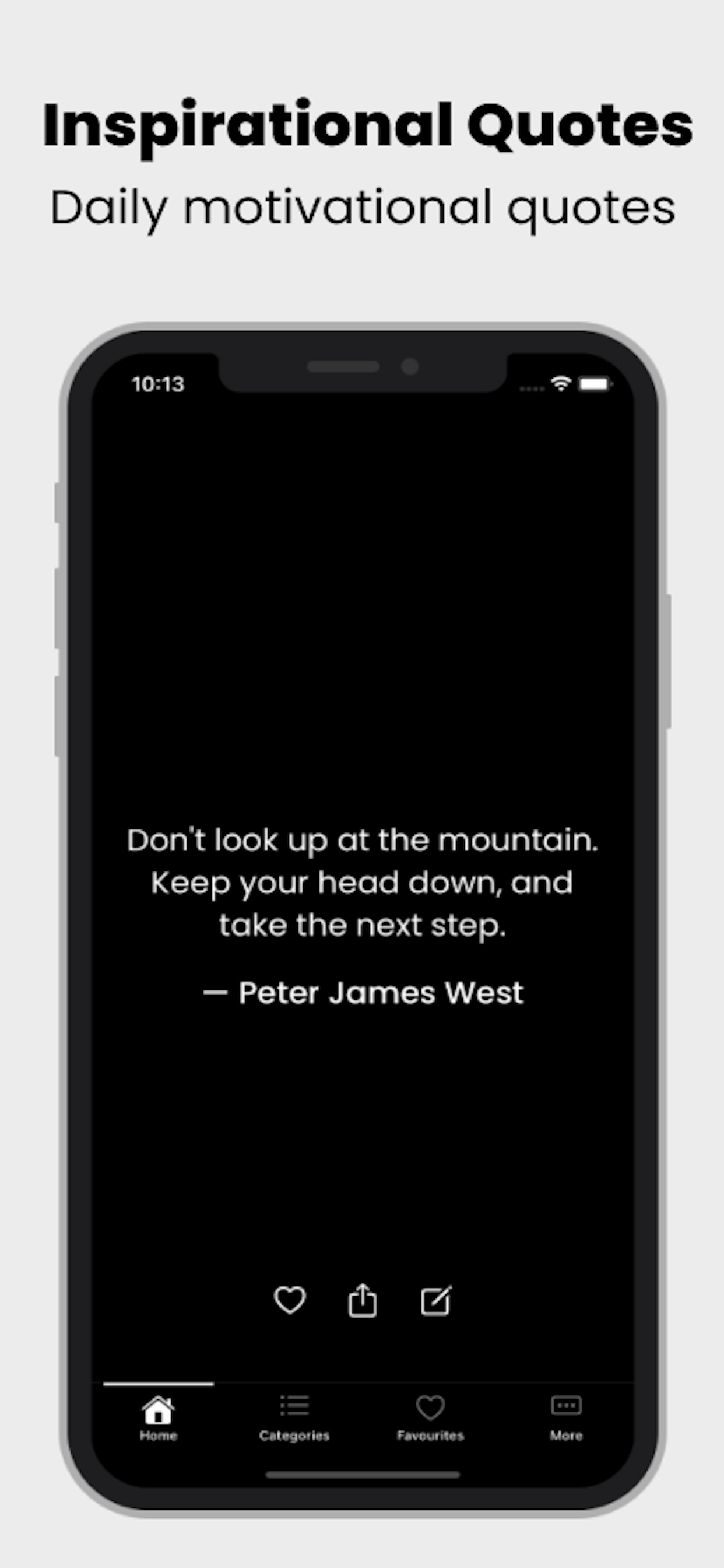 Quoto Inspirational quotes, widget, trending topics & quote maker