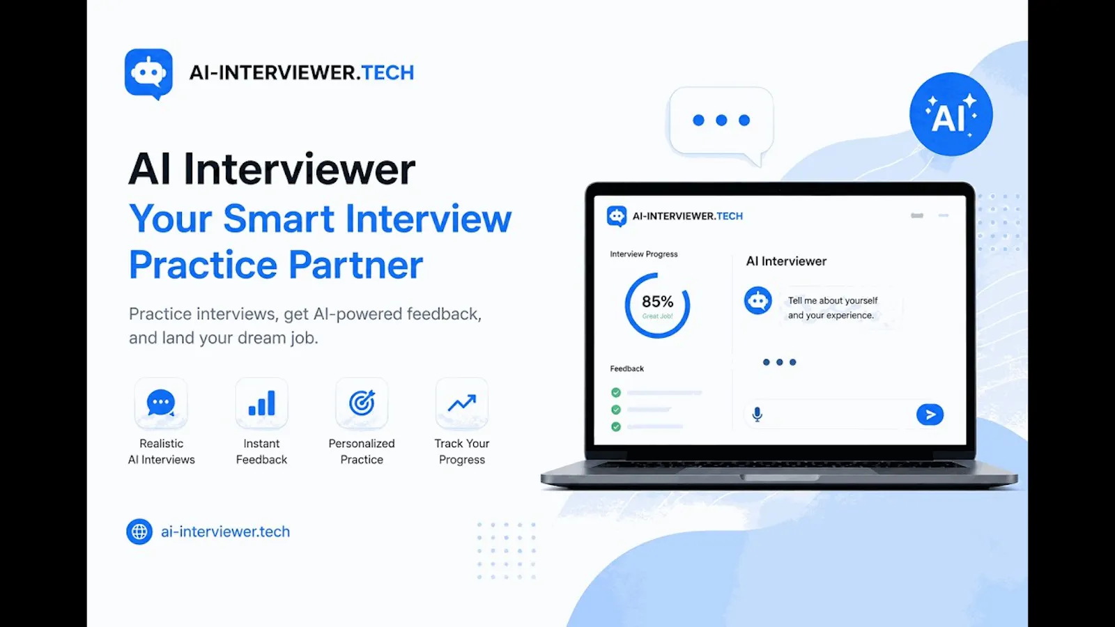 AI Interviewer screenshot 1 (video preview)