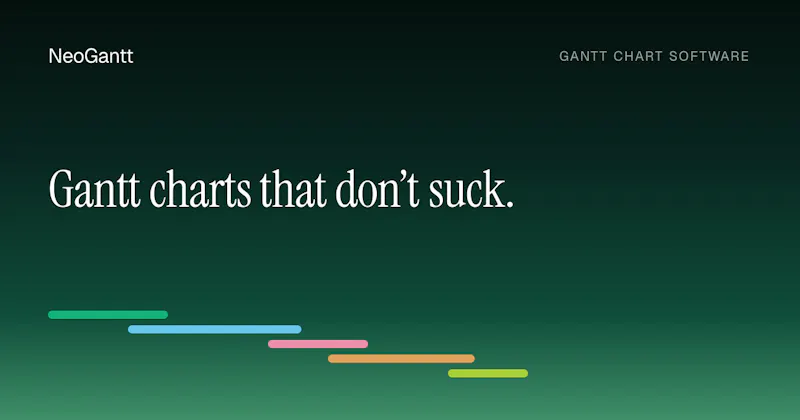 NeoGantt screenshot 1